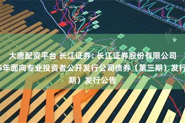 大唐配资平台 长江证券: 长江证券股份有限公司2025年面向专业投资者公开发行公司债券(第三期)发行公告