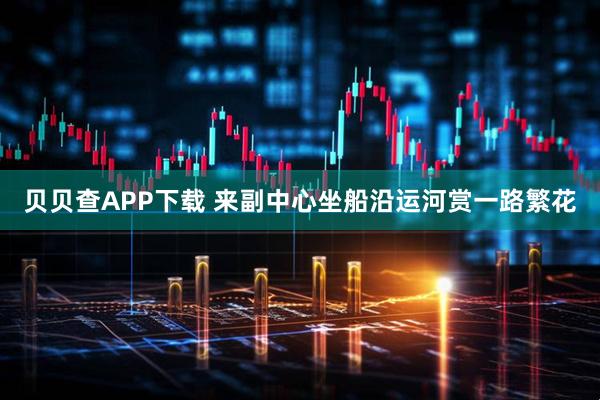 贝贝查APP下载 来副中心坐船沿运河赏一路繁花