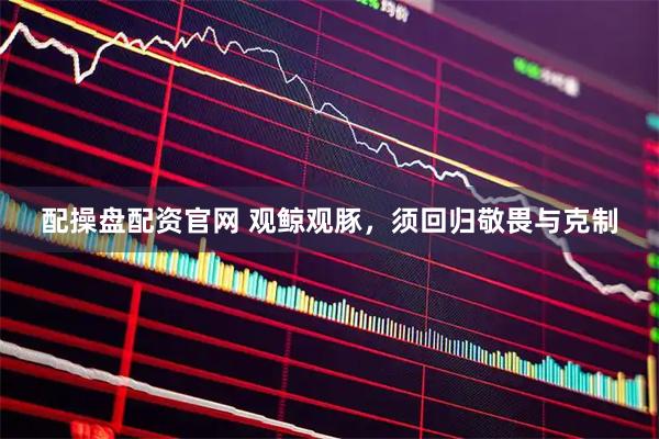 配操盘配资官网 观鲸观豚，须回归敬畏与克制
